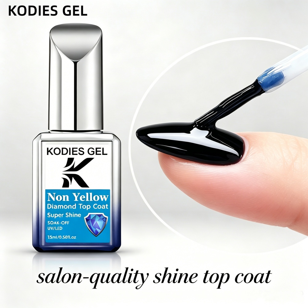 Gel Top Coat - KODIES GEL Non Yellow Top Coat