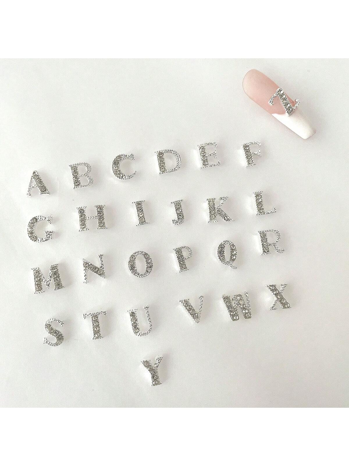 Nail Art Zone - 26pcs/pack A To Z Alphabet Shaped