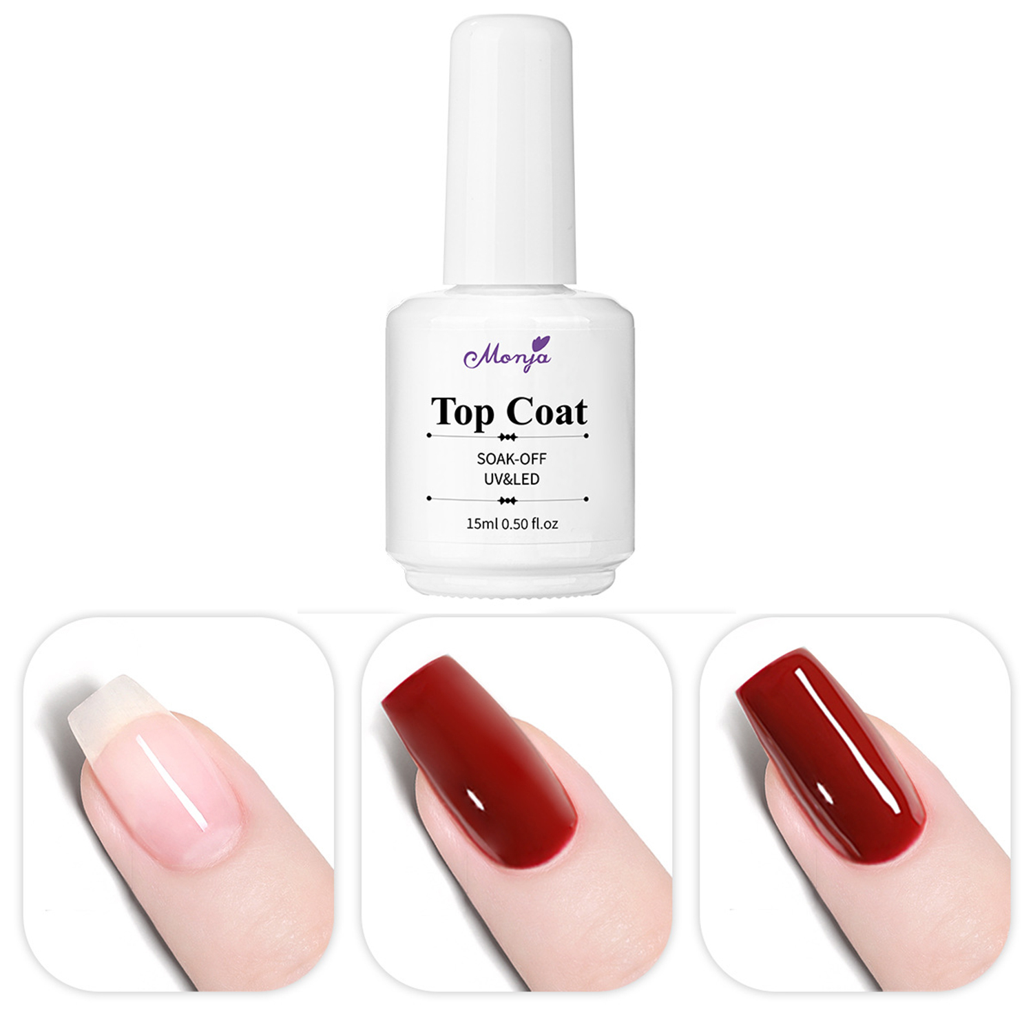 15ml Top Coat No Wipe For Gel  - đánh giá và giá Gel Top Coat