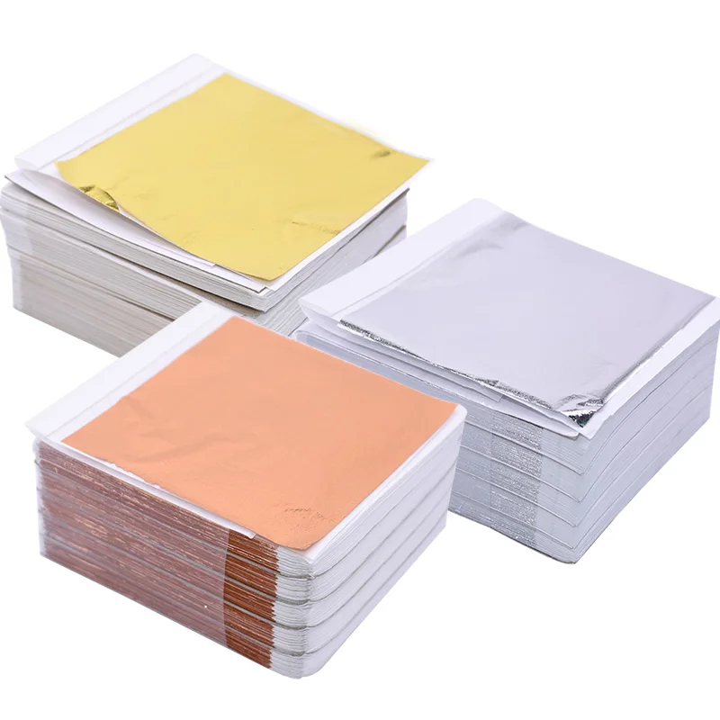 100Pcs Imitation Gold Sliver C - đánh giá và giá Nail Foil Transfer