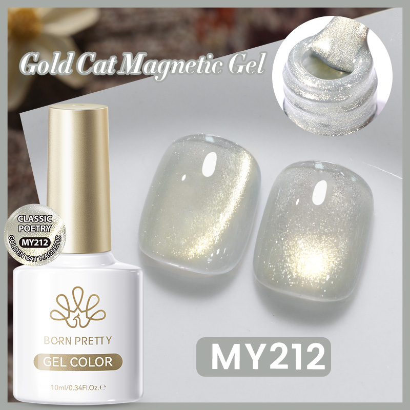 BORN PRETTY 10ml Pink Gold Cat - đánh giá và giá Nail Art Xmas