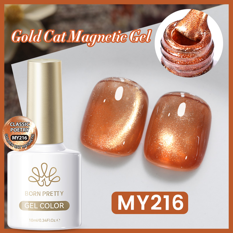 BORN PRETTY 10ml Pink Gold Cat - đánh giá và giá Nail Art Xmas