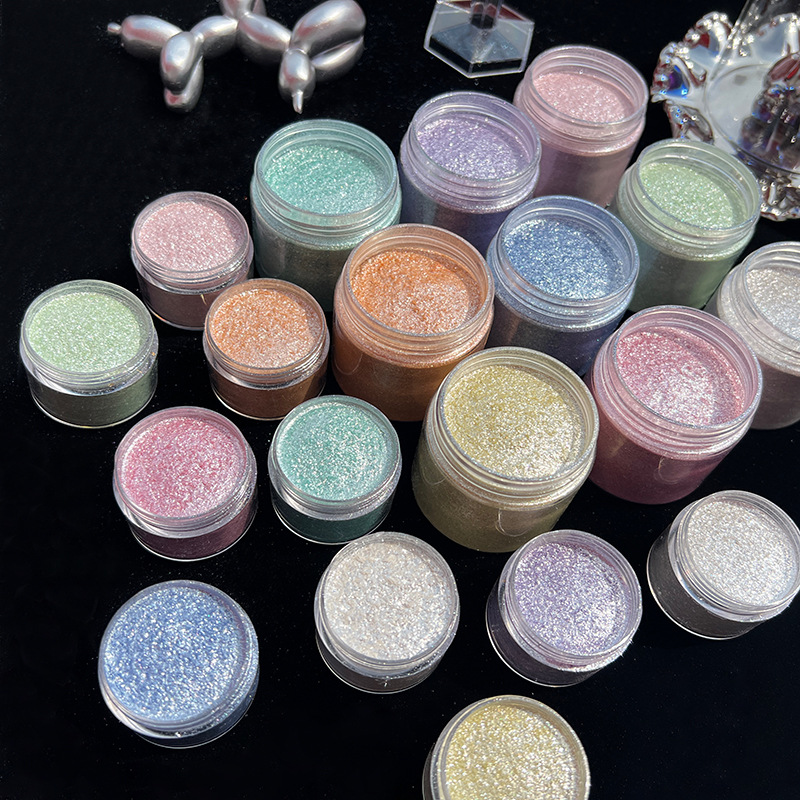Mermaid Diamond Glitter Mica P - đánh giá và giá Dip Powder Nail