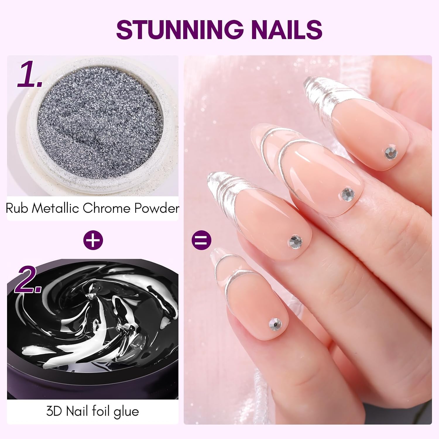 Makartt 3D Nail Gel 8ml Nail F - đánh giá và giá Nail Foil Transfer