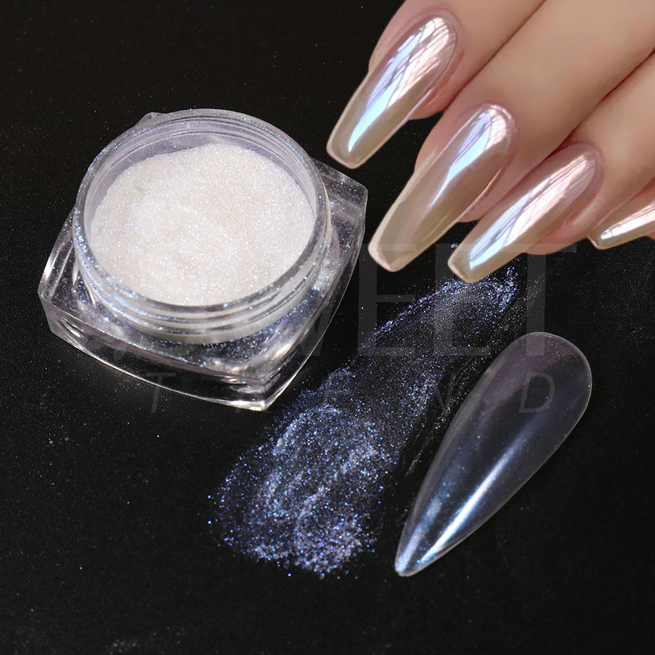 White Pearl Mirror Moonlight N - đánh giá và giá Dip Powder Nail