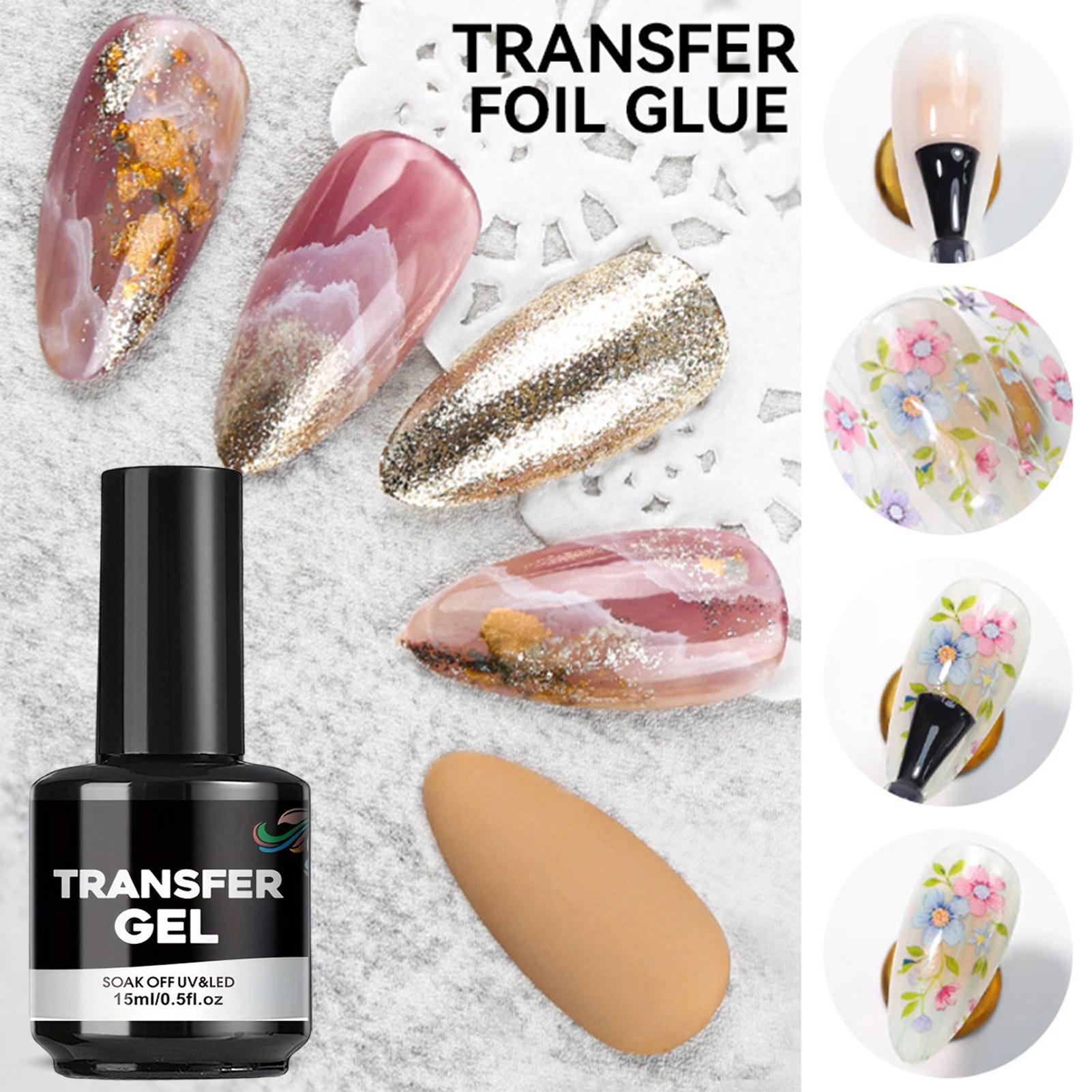 Nail Transfer Gel 15ml Strong  - đánh giá và giá Nail Foil Transfer