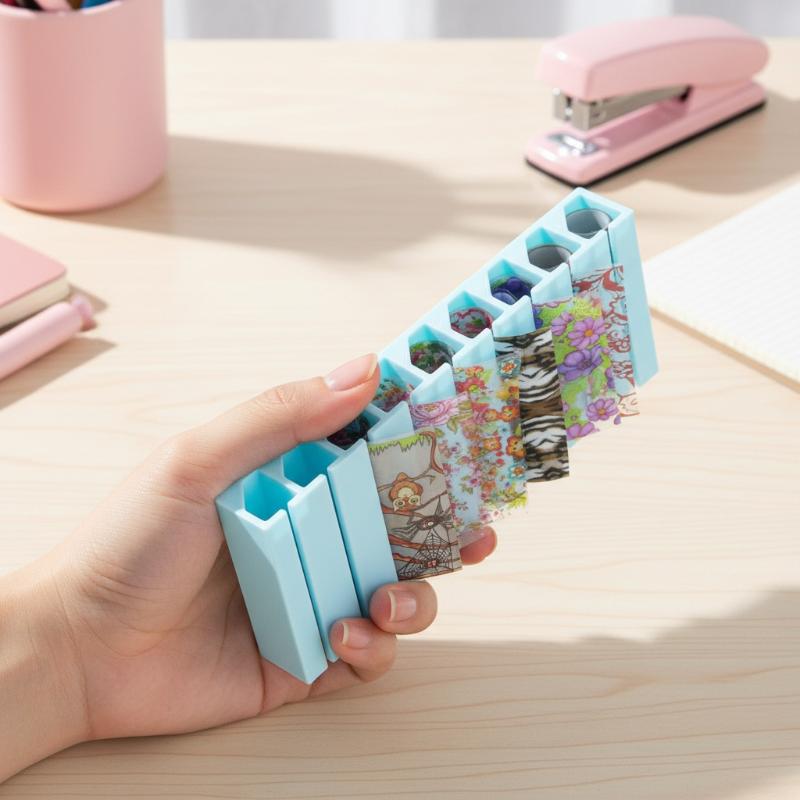 10-Grid Macaron Nail Foil Stor - đánh giá và giá Nail Foil Transfer