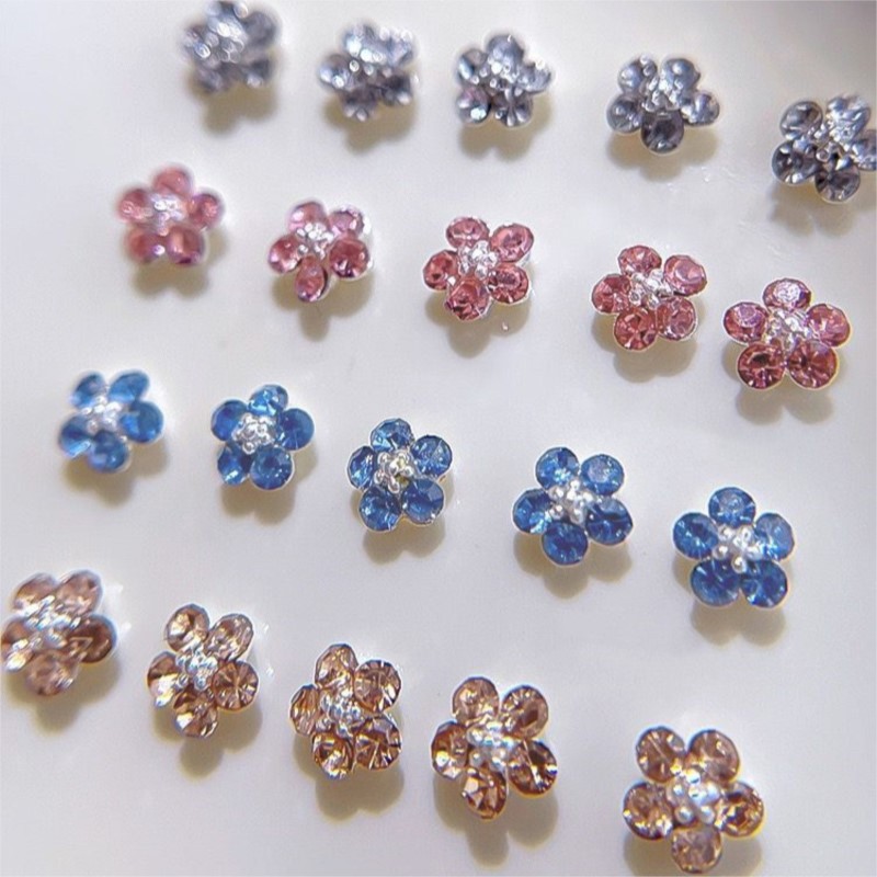 20PCS 3D Mini Plum Blossom Flo - đánh giá và giá Nail Art Zone