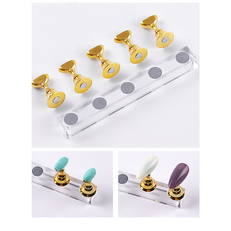 5/30pcs/Set Magnetic Nail Hold - đánh giá và giá Nail Art Navy