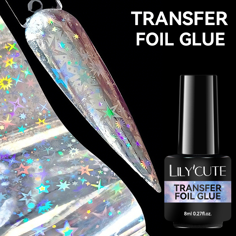 LILYCUTE 8ML Transfer Foil Glu - đánh giá và giá Nail Foil Transfer