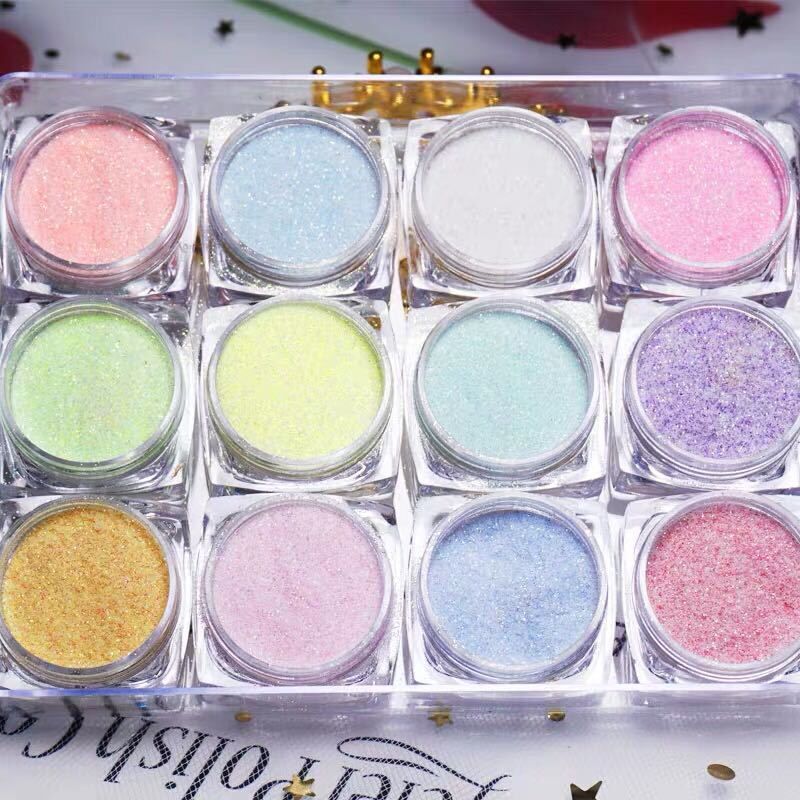 12 Màu/Bộ Sáng Đường Móng Lấp  - đánh giá và giá Nail Art Xmas