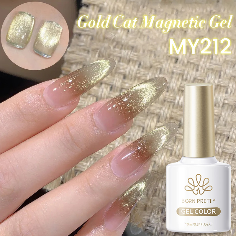 BORN PRETTY 10ml Pink Gold Cat - đánh giá và giá Nail Art Xmas