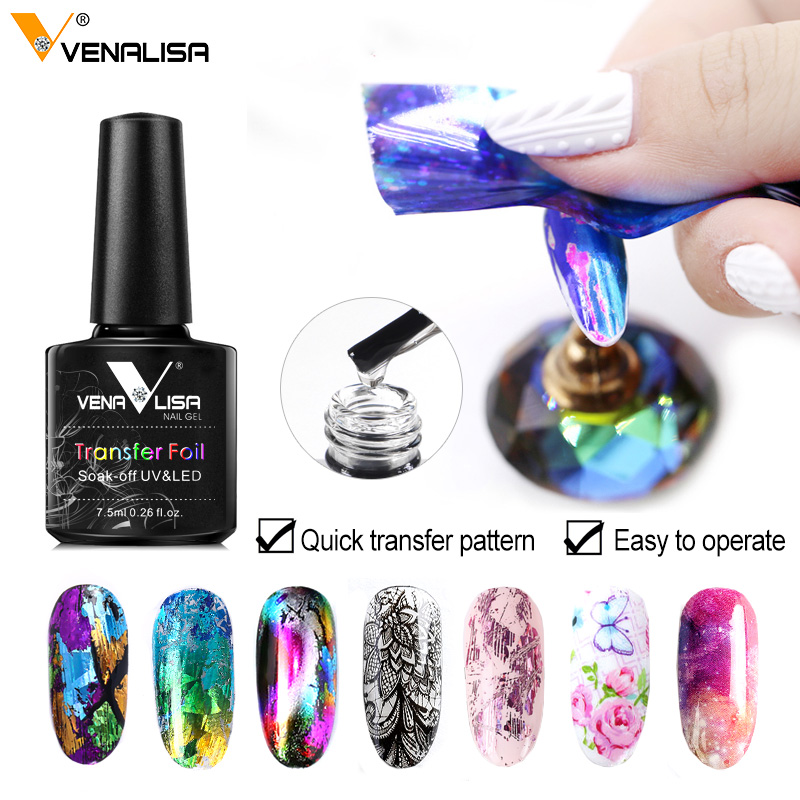 Venalisa 7.5Ml Chuyển Lá Gel M - đánh giá và giá Nail Foil Transfer
