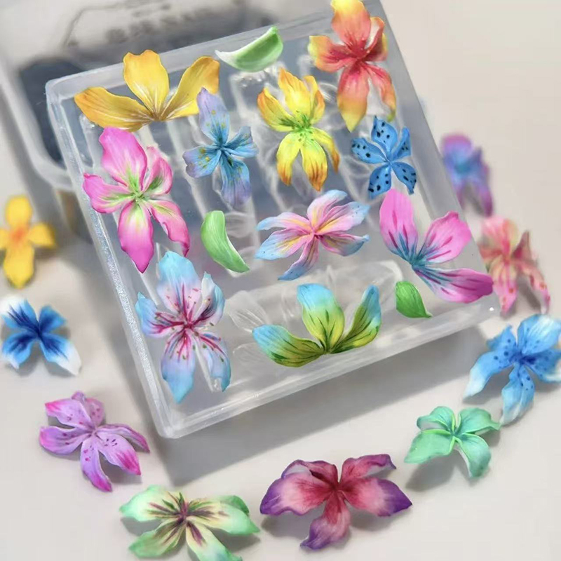 Z. 3D Flowers Nail Mold DIY Si - đánh giá và giá Nail Art Zone