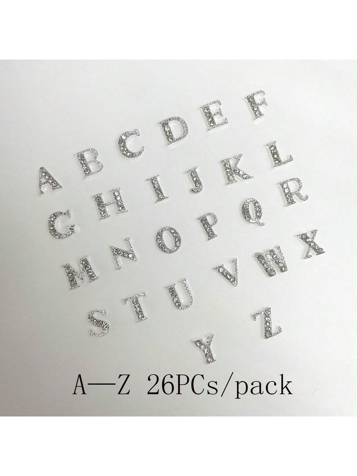 26pcs/pack A To Z Alphabet Sha - đánh giá và giá Nail Art Zone