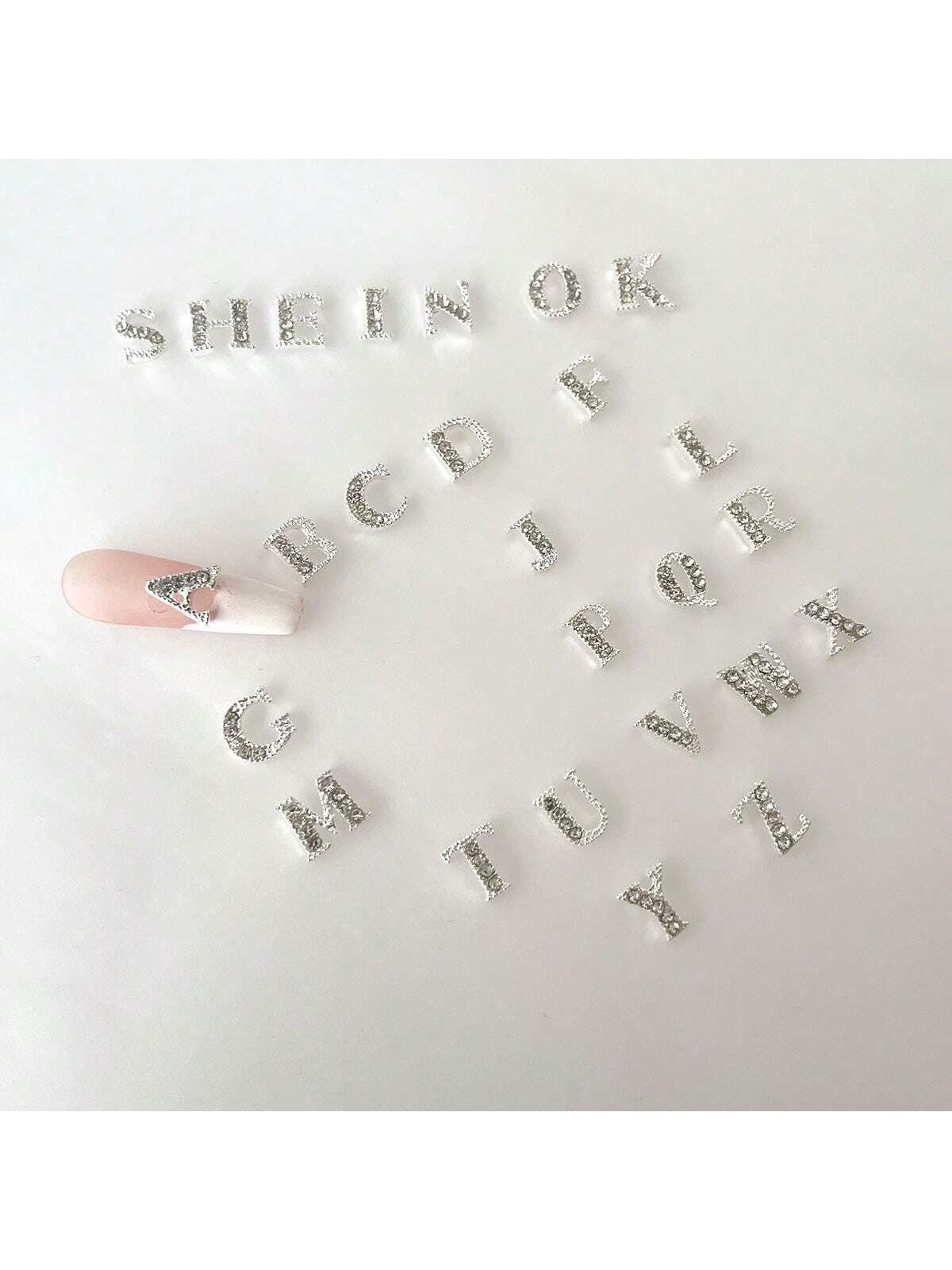 26pcs/pack A To Z Alphabet Sha - đánh giá và giá Nail Art Zone