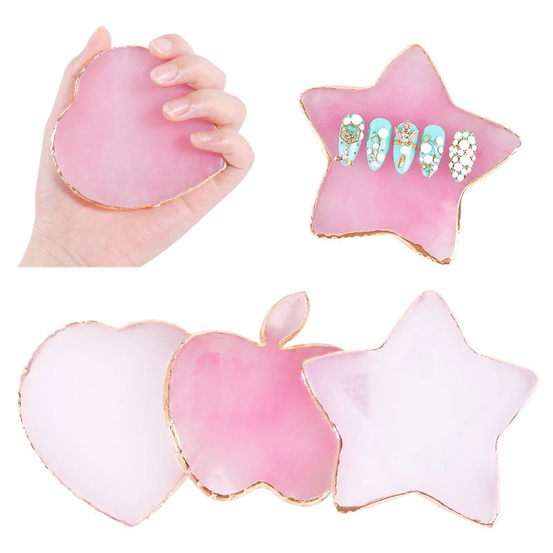 Resin Agate Stone Nail Art Pal - đánh giá và giá Nail Art Navy
