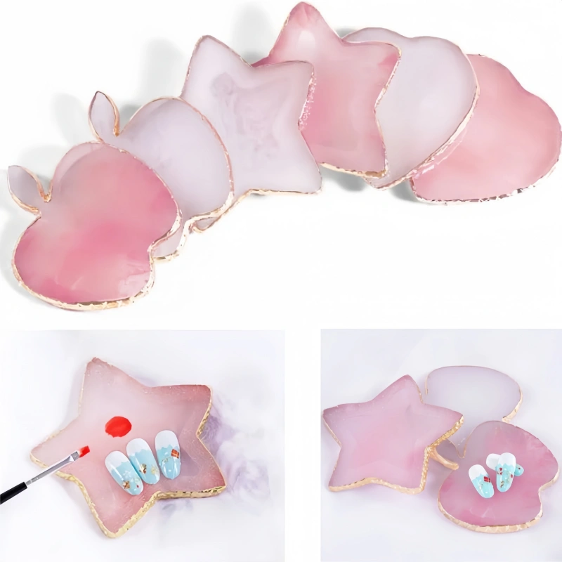 Resin Agate Stone Nail Art Pal - đánh giá và giá Nail Art Navy