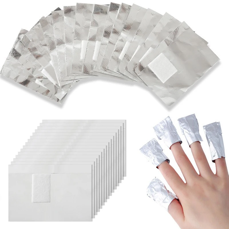 100Pcs Bag Aluminium Foil Nail - đánh giá và giá Nail Foil Transfer