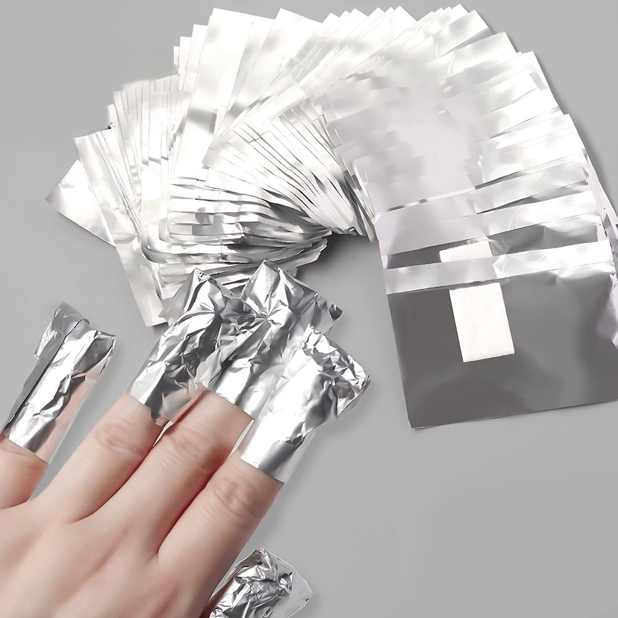 100Pcs Bag Aluminium Foil Nail - đánh giá và giá Nail Foil Transfer