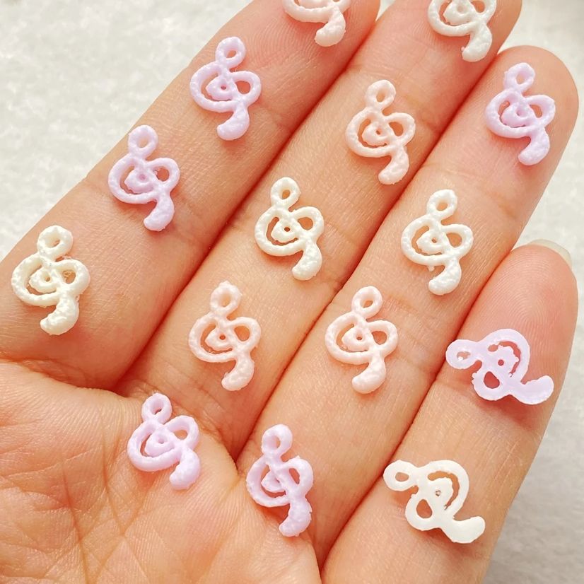 50pcs Mix Resin Mini Pink Musi - đánh giá và giá Nail Art Xmas