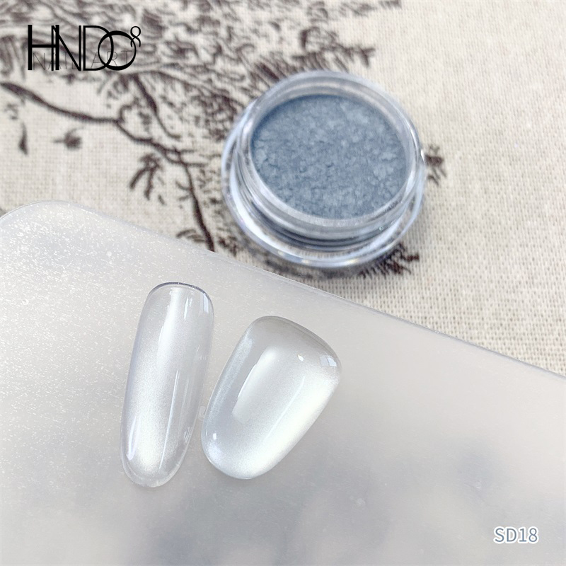 HNDO New Silver White 3D Cat E - đánh giá và giá Dip Powder Nail