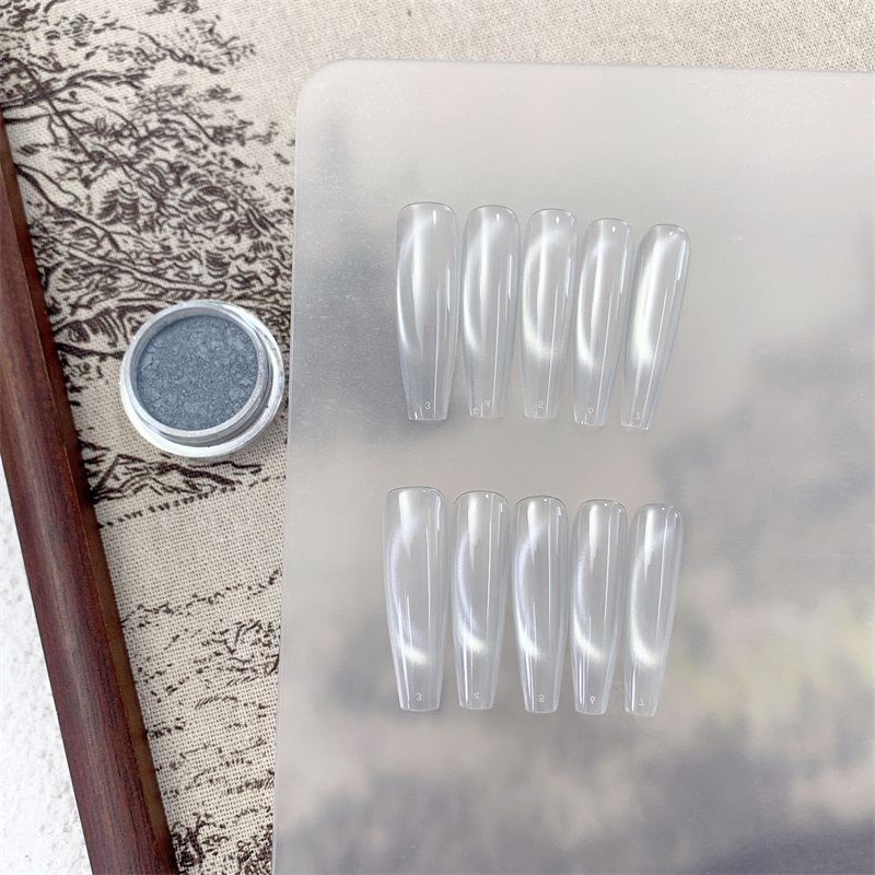 HNDO New Silver White 3D Cat E - đánh giá và giá Dip Powder Nail
