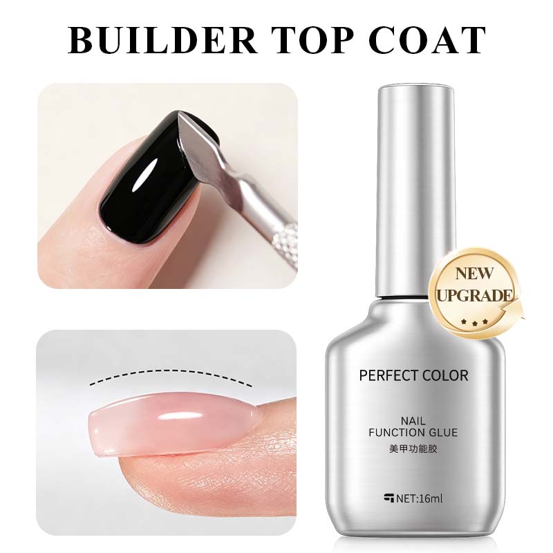 PERFECT COLOR Builder Top Coat - đánh giá và giá Gel Top Coat