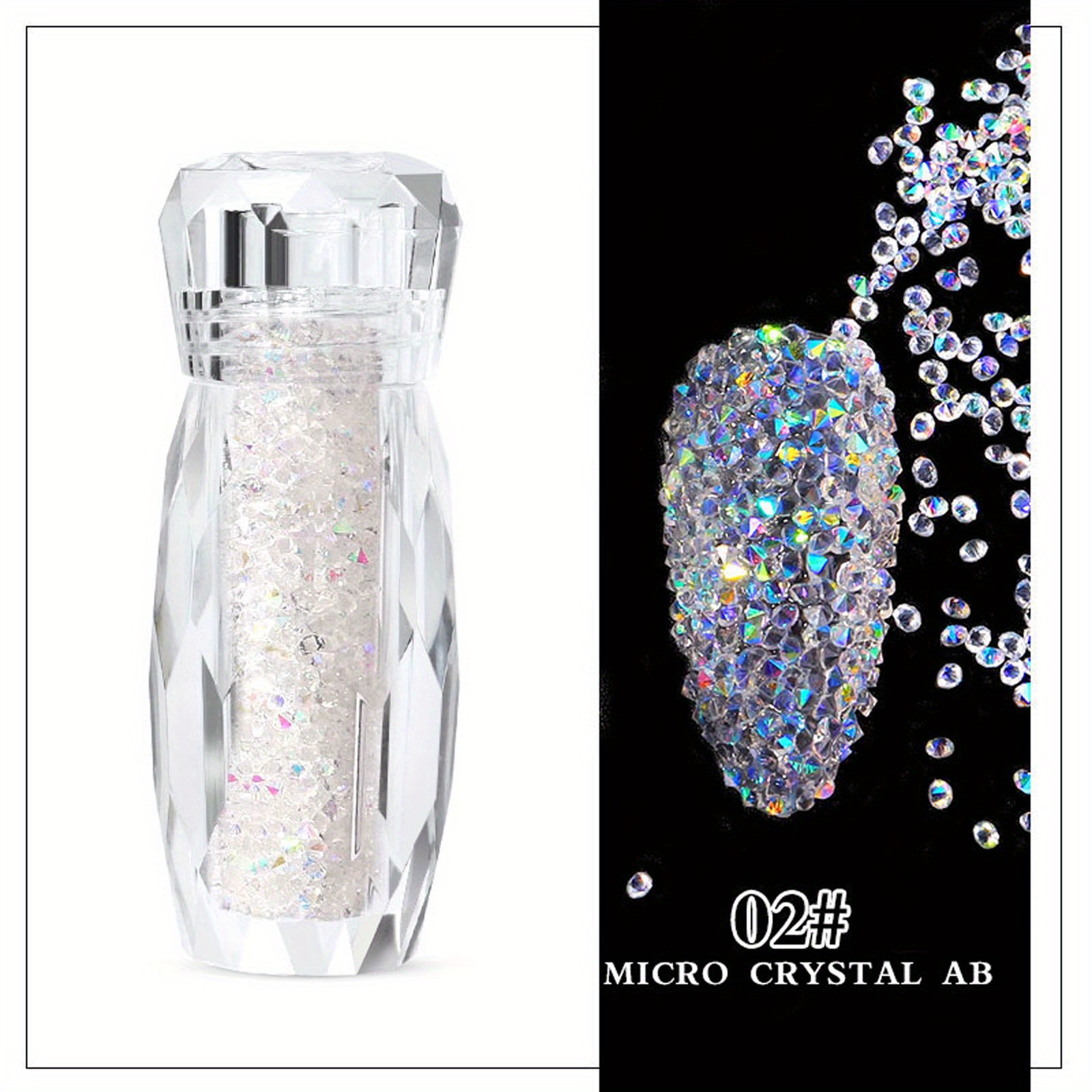 Glitter Caviar Nails Rhineston - đánh giá và giá Nail Art Xmas