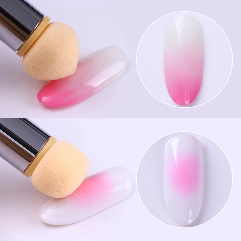 Round Sharp Head Sponge Heads  - đánh giá và giá Dip Powder Nail