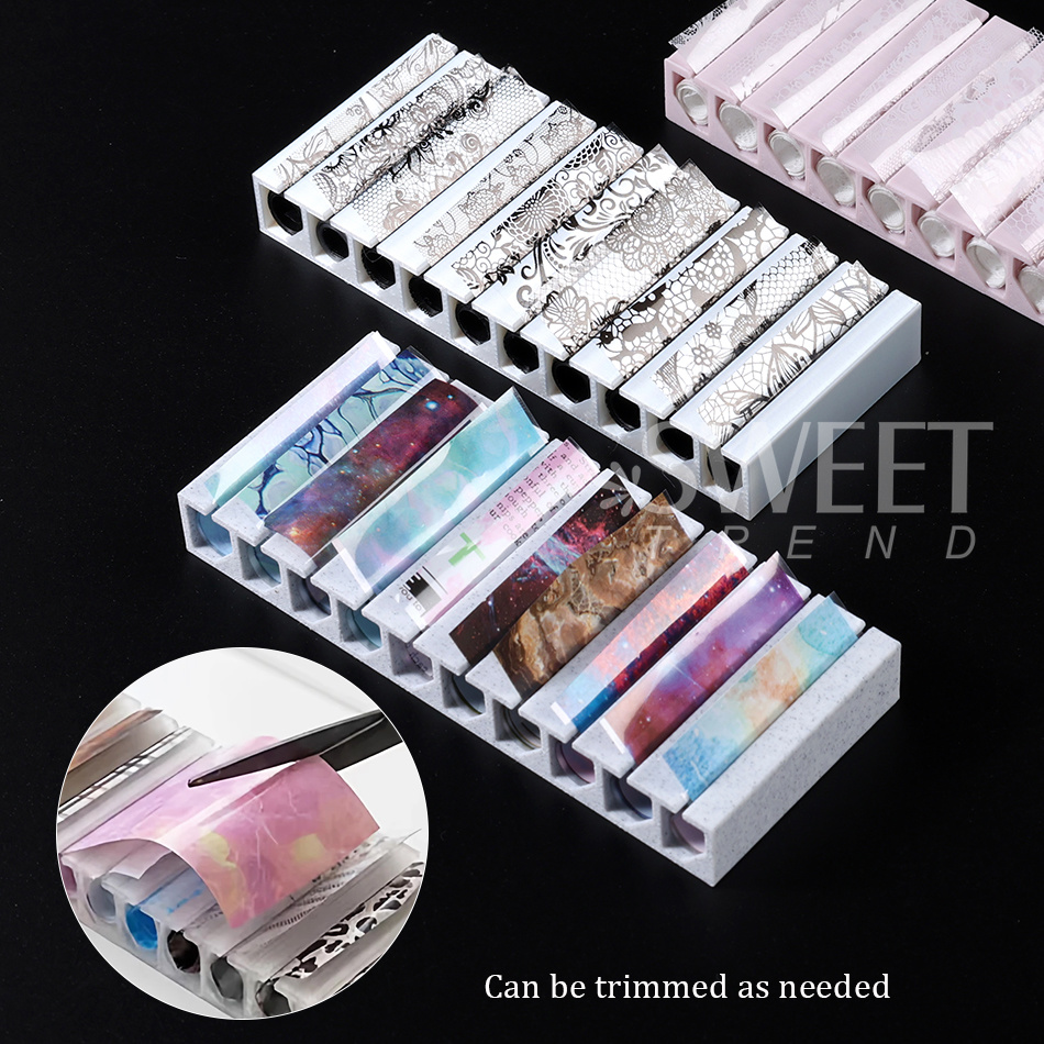 Nail Transfer Foils Storage Bo - đánh giá và giá Nail Foil Transfer