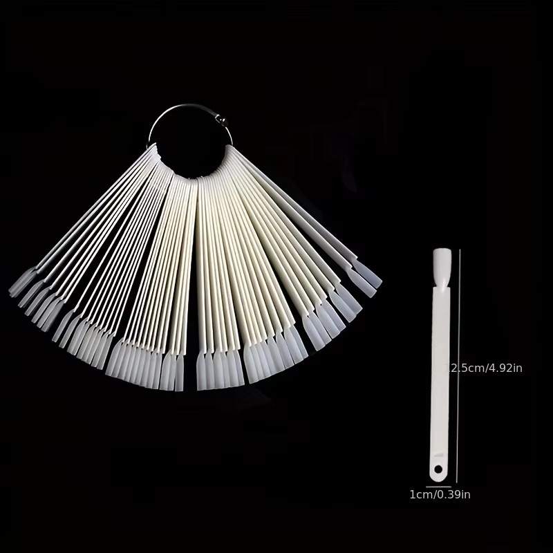 50 Nail Sample Sticks with Rin - đánh giá và giá Nail Art Navy