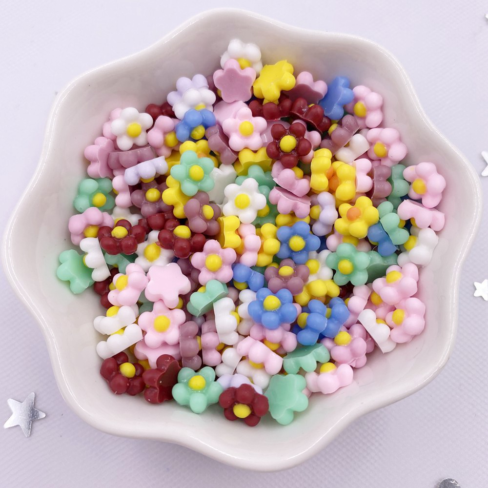 100Pcs 8mm Resin 3D Colorful K - đánh giá và giá Nail Art Xmas
