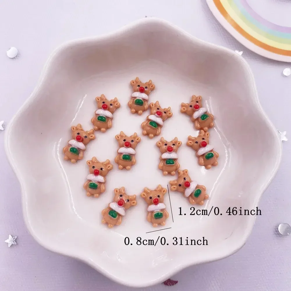 50pcs Resin Mini Colorful Chri - đánh giá và giá Nail Art Xmas
