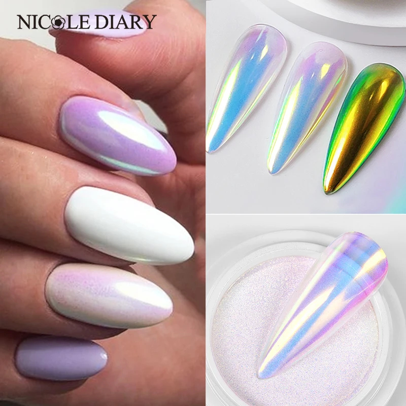 NICOLE DIARY Aurora Nail Powde - đánh giá và giá Dip Powder Nail