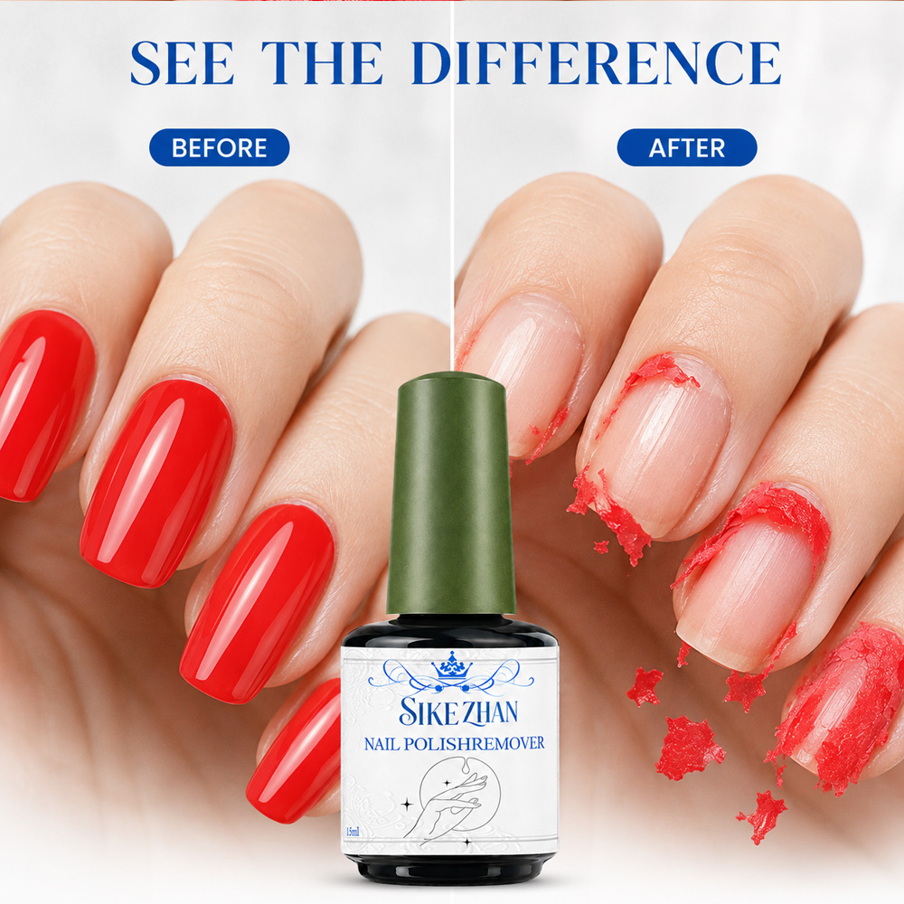 SIKEZHAN Fast Magic Gel Remove - đánh giá và giá Gel Top Coat