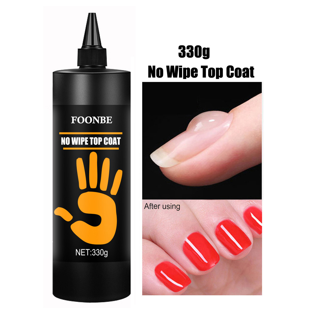 Foonbe 330g Super Top Coat Gel - đánh giá và giá Gel Top Coat